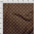 thumbnail image 2 of oneOone Georgette Viscose Fabric Shapes Geometric Sashiko Print Fabric BTY 42 Inch Wide, 2 of 4