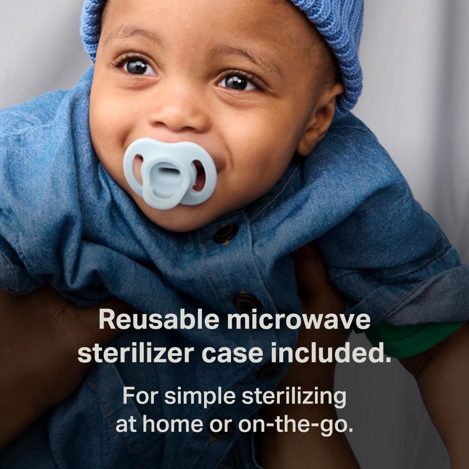Sucette StayPut ultra-légère de Tommee Tippee, conception en silicone en une seule pièce, 18-36m, 2 paquets