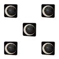 thumbnail image 2 of Maytalsory Spider Web Drink Coasters Stylish Halloween Decorations Long-lasting Coaster For Drinks Durable Square 5Set, 2 of 6