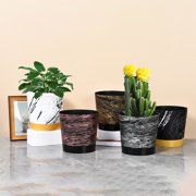 Sentmoon Planter Plant Pots Plastic Flower Pot With Floral Indoor/Outdoor Rose Pot For Personalized Gardening for Succulents & Small Plants