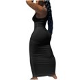 thumbnail image 4 of Birdeem Womens Sexy Tank Dress Deep V-Neck Sleeveless Ribbed Party Club Dress, 4 of 9