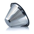 thumbnail image 1 of Reusable Stainless Steel Coffee Filter for Kalita Wave 185 & OXO Brew 8 Cup, Fine Mesh Pour Over Coffee Filter, Dishwasher Safe, 1 of 8