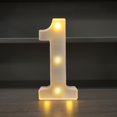 thumbnail image 3 of Illuminated LED Alphabet Letter Light Decorative Marquee Lamp for Birthday Party Wedding Children's Room Home Bar Wall Battery Operated, 3 of 6