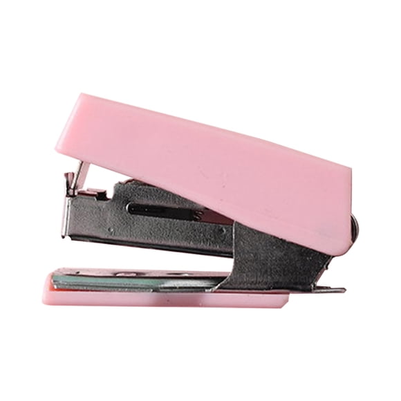 Mini Macaron Stapler Set, Metal Binder for Office Study, Compact Portable School Supplies with Staples