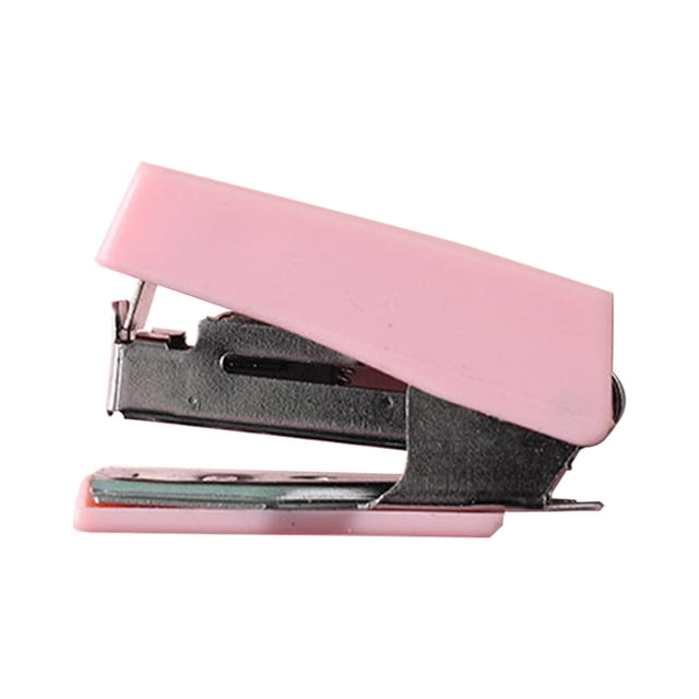 Birdeem Macaroon Mini Stapler Set Stapler Fresh Style Metal Binder Small Office Study Stapler Learning Supplies Office Supplies Compact Portable