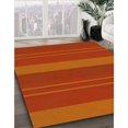 thumbnail image 3 of Ahgly Company Tapis d'Intérieur Rectangulaire Transitionnel Orange Rouge Orange Lavable à la Machine, 2 Pieds x 5 Pieds, 3 of 7