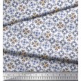 thumbnail image 3 of Soimoi Rayon Fabric Triangle & Floral Ethnic Print Sewing Fabric Yard 42 Inch Wide, 3 of 3