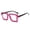 C, variant on Blue Light Glasses Color Block, Xinsrenus Blue Light Unisex Lightweight Plastic Frame Fluorescent Contrast Eyeglasses for Computer Screen Eye Strain Cosplay Party Costume