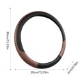 thumbnail image 3 of EGNMCR Steering Wheel Cover Car Steering Wheel Cover Leather Summer Four Season Handle Cover Breathable Available In Thousands Of Models Embossed For Foreign Trade Steering wheel leather cover, 3 of 6