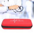 thumbnail image 1 of Sac de Stéthoscope Portable Boîte de Rangement pour Stéthoscope Organisateur Étui Sac de Rangement Conteneur Rouge, 1 of 8