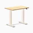 thumbnail image 1 of Desky Dual Mini Bamboo Sit Stand Desk - Bamboo / 32 x 20 inches / Wheat, 1 of 10