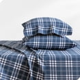 thumbnail image 2 of Bare Home 100% Double Brushed Cotton Flannel Sheet Set, 2 of 5
