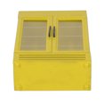 thumbnail image 4 of Dollhouse Réfrigérateur, Exécution Exquise Double Porte Facile à Stocker en Bois Dollhouse Réfrigérateur Simulation Portable pour 1:12 Dollhouse Blanc, Jaune, Noir, Bleu, Rouge, 4 of 8