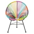 thumbnail image 2 of Costa Lounge Chair, Wire Lounge Chair, Plastic Lounge Chair, Beach Lounge Chair, Indoor-Outdoor Lounge Chair,Acapulco style Rattan,Weather Resistant,Patio Lounge Chair, Oval Lounge Chair - Set 2, 2 of 3
