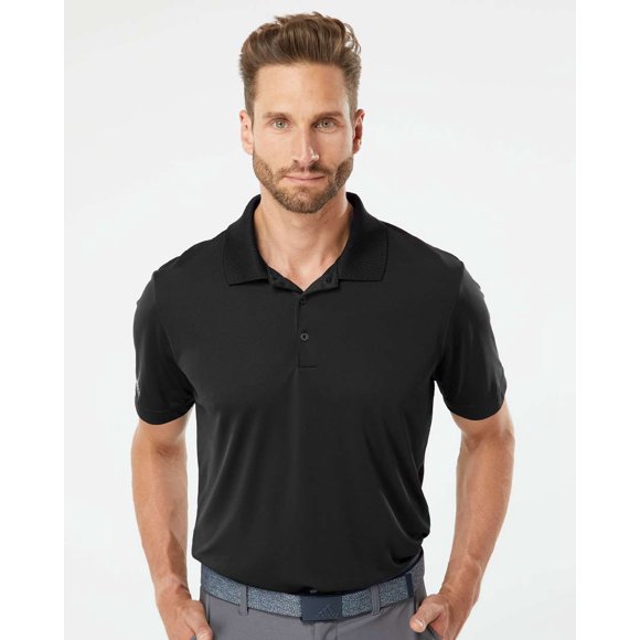 Adidas Polo de Performance pour Hommes, P, Noir