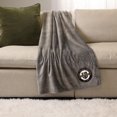 thumbnail image 1 of NHL, NBA, MLB Grey Sports Throw Blanket, 50" x 60", 1 of 5