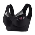 thumbnail image 4 of fheaev Seamless Mesh Lace Bras for Women No Underwire Wireless Bras with Support And Lift Full Coverage Deep V Bralettes Everyday Bra, 4 of 8