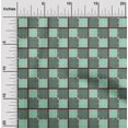 thumbnail image 1 of oneOone Silk Tabby Fabric Tartan Check Printed Fabric 1 Yard 42 Inch Wide, 1 of 4