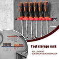 thumbnail image 3 of Plastic Wrench Organizer Rail Rack Storage Garage Workshops Wall Tool Hardware Hanger Mount Display, 3 of 8