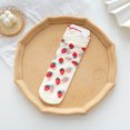 thumbnail image 2 of IROINID On Sale Ankle Socks for Women Fun Socks Socks Cotton Breathable Glass Silk Socks Transparent Ruffle Print Socks, 2 of 3