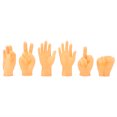 thumbnail image 2 of Finger Puppet, Silicone Tear  Portable Soft Elastic Tiny Hands  for Cat Massage, 2 of 8