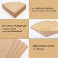 thumbnail image 4 of Size 02 Cone Coffee Filters, Set of 200, Disposable Paper Coffee Filters, Size 02 Natural Paper Filters for Pour Over Coffee Dripper and Coffee Maker (Natural Brown) (Pack of 2), 4 of 6