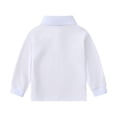 thumbnail image 3 of Chemise Polo Garçon Chemise à Rayures Garçons Chemises de Rugby à Manches Courtes 4-5 Ans Mode Garçons, 3 of 3