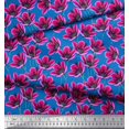 thumbnail image 3 of Soimoi Georgette Viscose Fabric Artistic Floral Printed Fabric 1 Yard 42 Inch Wide, 3 of 3