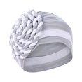 thumbnail image 2 of KIHOUT Beanies Hats Women India Hat Patchwork Braid Muslim Ruffle Chemo Hat Beanie Wrap Cap, 2 of 2