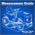 thumbnail image 3 of NEH Deluxe Riding Lawn Mower Tractor Cover Fits Decks up to 54" - Dark Grey - Water and Sunray Resistant Storage Cover, 3 of 3