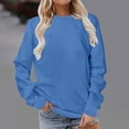 thumbnail image 2 of hotojiny Workout Tops for Women Plus Size Long Sleeve Crewneck Sweatshirt Oversized Lightweight Basic Pullover Fall 2025, 2 of 6