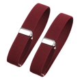 thumbnail image 2 of Youkk 2 Pcs Mode Chemise pour Hommes Manches Brassards Support Élastiqué Femmes Rouge 2x32cm 1Set, 2 of 6