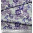 thumbnail image 2 of Soimoi polyester Crepe Fabric Coins Vintage Printed Craft Fabric by the Yard 52 Inch Wide, 2 of 3
