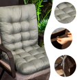 thumbnail image 4 of HLONK Clearance Rocking Chair Cushion  Rocker Chairs Replacement Cushions Set for Indoor  Water Resistant Extra Cozy Tufted Seat Pads and Non Slip High Back Pad with Ties for Outdoor, 4 of 8