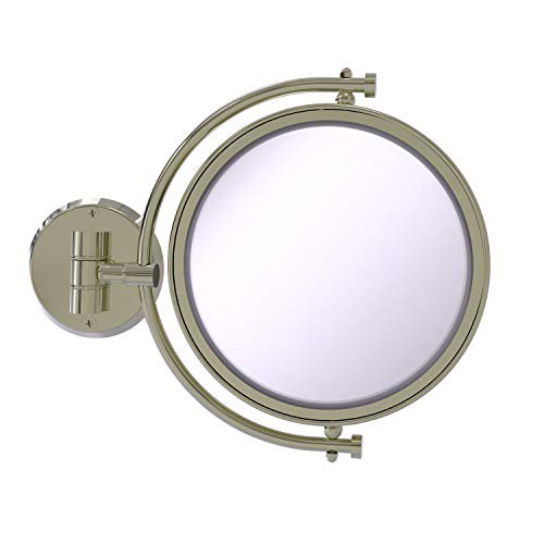 Allied Brass WM-4/3X-PNI 8-Inch Mirror 3X Mag Extends 7-Inch Polished Nickel