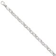 thumbnail image 1 of 14K White Gold 6.85mm Polished Fancy Link Bracelet, 1 of 2