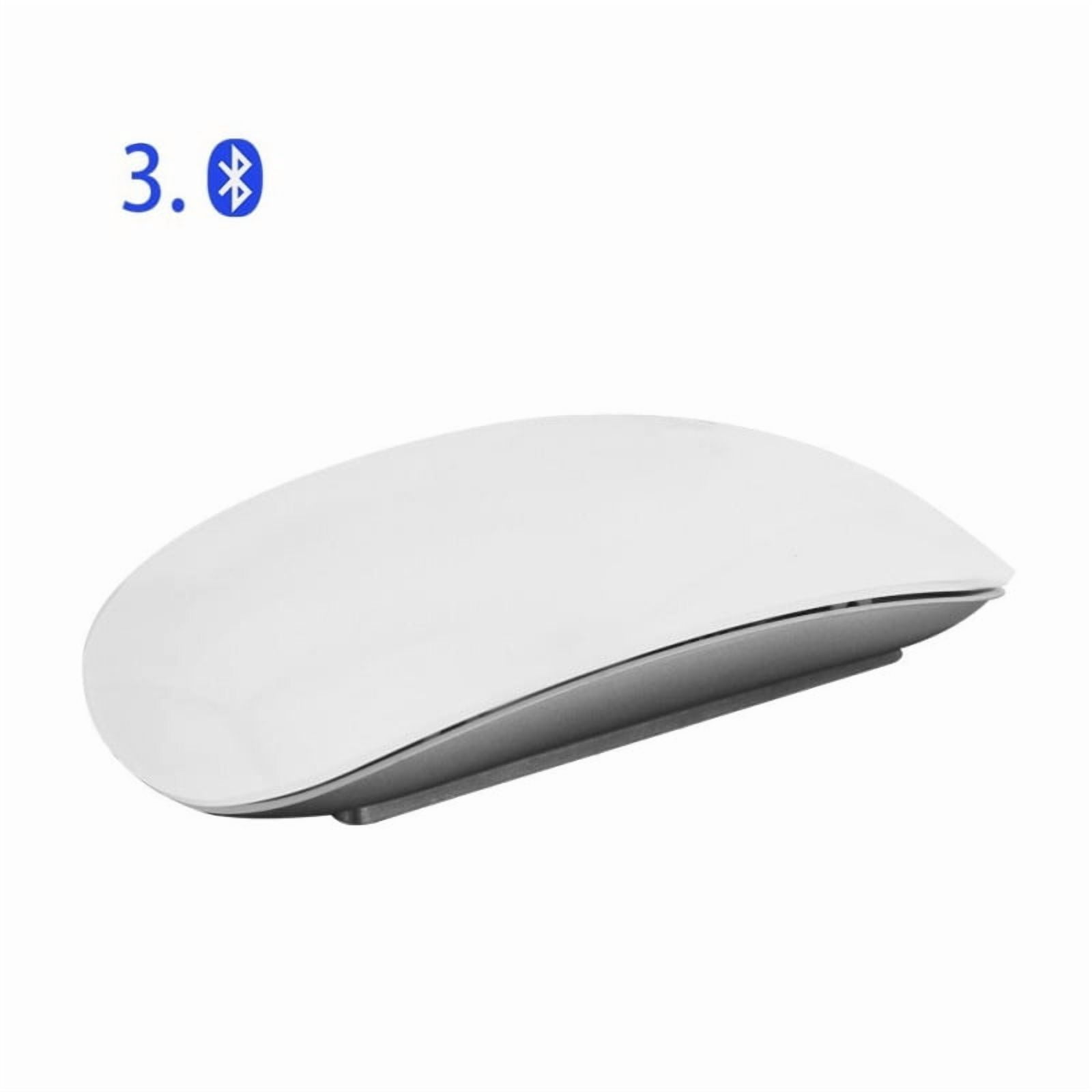 Apple Magic Mouse: Wireless, Bluetooth, Rechargeable. Multi-Touch Surface Thin Magic Mouse Slim Rechargeable Wireless- White