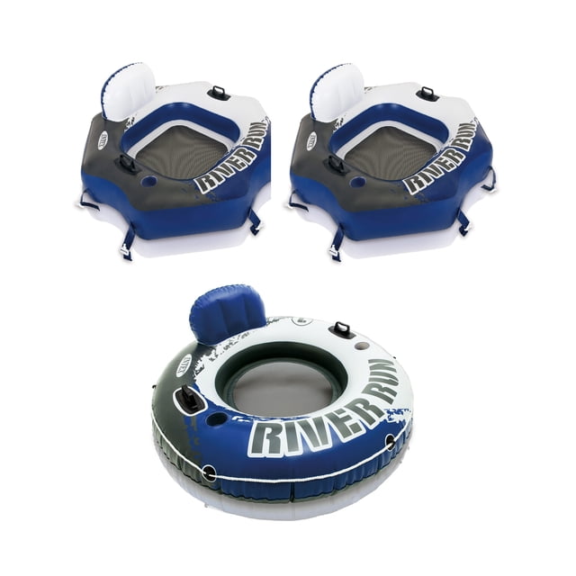 Intex Connect Tube Flottant Gonflable, Lot de 2, avec Intex Tube Gonflable pour 1 Personne