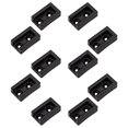 thumbnail image 2 of Miangastore Hanger Pipe Holder Square Shape 10Pcs 1.6x0.9x0.4In, 2 of 8