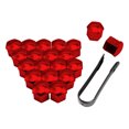 thumbnail image 1 of Xingzhi 20PCS/Set Car Wheel Nut Cap Exterior Decoration Replacement Auto Hub Screw Cover 17-21mm Anti-rust Automobile Nuts Rims Plating Red 21mm, 1 of 8