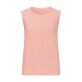 thumbnail image 4 of AherBiu Débardeurs Grande Taille pour Femmes Couleur Unie Sans Manches Col Rond Ample Chic Décontracté Basique Camis, 4 of 7