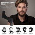 thumbnail image 5 of Beard Shaping Template Home Salon Beard Styling Template Accessory For Trimming Mustache Goatee Neckline And Hairline, 5 of 5