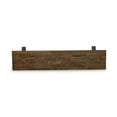 thumbnail image 4 of Pemberly Row V-Style 15x72" Wood Dining Bench in Black/Brown, 4 of 5