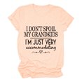 thumbnail image 1 of LUOGENLI T-shirts pour Femme pour Femmes T-Shirt Uni Décontracté Mode à Lettres Imprimées Col Rond Manches Courtes T-Shirt Haut T-shirts pour Femmes T-Shirt Graphique Drôle Fête de la Saint-Patrick Beige TG, 1 of 3