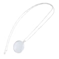 thumbnail image 4 of 5X Alloy Necklace Magnifying Glass Portable Reading Pendant Magnifier with ChainSilver Jewelry Tools and, 4 of 7
