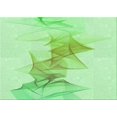 thumbnail image 1 of Ahgly Tapis Rectangulaire Lavable en Machine, Vert Clair, 6 Pieds x 9 Pieds, 1 of 7