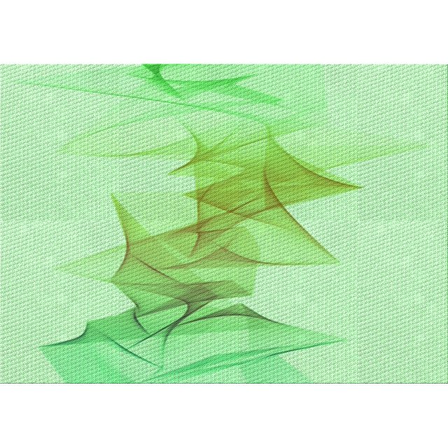 Ahgly Tapis Rectangulaire Lavable en Machine, Vert Clair, 6 Pieds x 9 Pieds