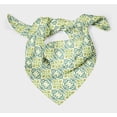 thumbnail image 3 of Bimba Yellow Vector Design Damask Pure Silk Printed Scarf Dupatta Head Neck Wrap Bandanas For Women 40 x 80 Inches, 3 of 6