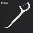 thumbnail image 1 of Fosa 500Pcs Oral Gum Teeth Tooth Cleaner Floss Thread Flossers Floss Pick Set, 1 of 8