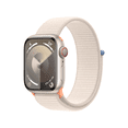 thumbnail image 4 of Apple Watch Series 9 GPS + Cellular 45mm Starlight Aluminium Case with Starlight Sport Loop, 4 of 4